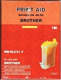 set of two compatible brother lc31 yellow inkjets for lc31y/lc800..