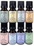 Gift Set Essential Oil Top 8-10ml (Spearmint, Lemon, Tea Tree, Sweet Orange, Grapefruit, Eucalyptus, Peppermint, Lavender)