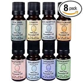 Gift Set Essential Oil Top 8-10ml (Spearmint, Lemon, Tea Tree, Sweet Orange, Grapefruit, Eucalyptus, Peppermint, Lavender)