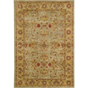 Classic Kerman Light Green-Gold Rug Size: 7'6 x 9'6