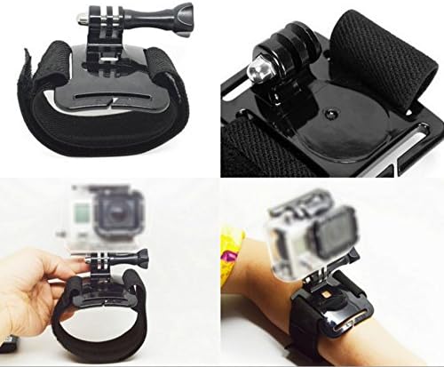 BlueHorn 15-in-1 Accessories Kit for Gopro Hero4 SILVER BLACK Hero 4 3+ 3 2 Camera,Chest Belt Strap Mount, Wrist Holder, Head Belt Strap Mount,Suction Cup Mount Holder,Extendable Handle Monopod,360 Rotary Clip Mount with long Scew bolt,2 Tripod Mount Adapter, 2 Gopro Surface J-Hook,Frame Mount Housing(HERO4 / HERO 3 / HERO3+ cameras only)2 Long Screw Bolt ,Microfiber Cleaning Cloths
