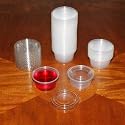 Case of 500 - 2 ounce Jello Shot Cups & Lids - Disposable Plastic Glasses with Lids 2 oz