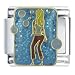 Jewelry : Woman Dancing Italian Charms Bracelet Link