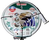 Gilmour 12 Series 5 Ply Marine & Recreation Hose 5/8 Inch x 50 Feet 12-58050 White w/Aqua Stripe