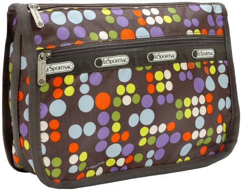 LeSportsac Zip Top Cosmetic Bag,Pep,One Size
