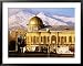 Emam Khomeini Square with Backdrop of Zagros Mountains, Hamadan, Iran Framed Art Poster Print by Mark Daffey, 39x31