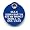 Round shape Safety Reflective Pet ID Tag with Personalized Customized Engraving, Large, Red