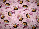 SheetWorld Fitted Crib / Toddler Sheet - Dora Pink - Made In USA