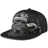 NBA adidas Cleveland Cavaliers Black Flat Bill Banner Flex Hat (Small/Medium)