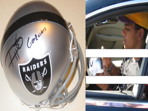 TERRELLE PRYOR,OAKLAND RAIDERS,OHIO STATE,BUCKEYES,SIGNED MINI HELMET WITH PROOF + COA