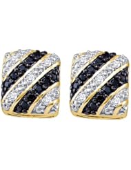 10KT Yellow Gold 0.27 CTW Diamond Fashion Earring