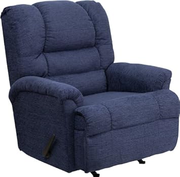 1pc Contemporary Modern Chenille Fabric Rocker Recliner Chair, FF-0613-12,UTM,FF-0613-12