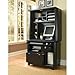 Arts and Crafts Ebony Computer Armoire Ebony Finish