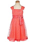 My Michelle Glitter Lattice Dress (Sizes 7 - 16)