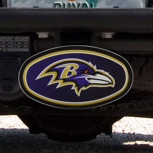 Baltimore Ravens Domed Logo Plastic Hitch Cover