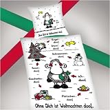 Produkt-Bild: sheepworld - Ohne Dich ist Weihnachten doof - Linon Bettw&auml;sche