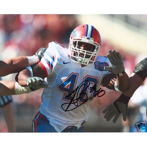 Brandon Siler Autographed Florida Gators (White Jersey) 8x10 Photo
