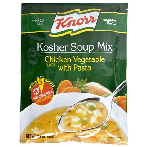 Knorr Kosher Soup Mix Chicken Vegetable, 2.2-Ounce Packages (Pack of 16) by Knorr