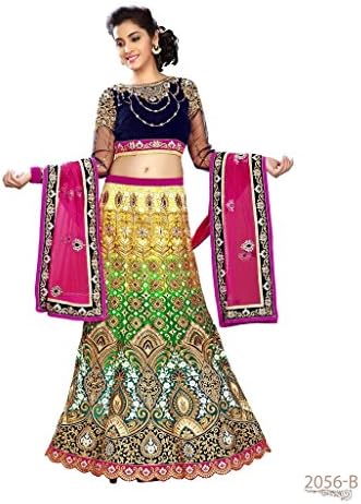 Jay Sarees Traditional designer Engagement reception Bollywood 3pcs Lehenga Choli