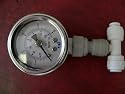 Stainless Pressure Gauge 150 PSI with fitting