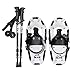 ALPS Light Weight Snowshoes for Kids, Boys & Girls & Pair Retractable Anti Shock snowshoes pole