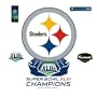 Fathead Superbowl 43 Champion Pittsburgh Steelers Logo Wall Decal