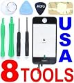 Apple Iphone 3gs Cracked Lcd Glass Digitizer Touch Surface Screen Cover Replacement Part + Tools + Guide ( Not for Iphone 3g )