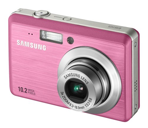 Samsung ES55 Digital Camera - Pink (10MP, 3x Optical Zoom) 2.5 inch LCD