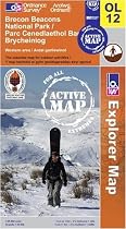 Brecon Beacons National Park - Western and Central Areas/Parc Cenedlaethol Bannau Brycheiniog - Ardaloedd Gorllewinol a Chanolog (OS Explorer Map Active)