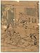 Poster Print of Artwork showing Ronin samurai dressed as police to test the loyalty o...