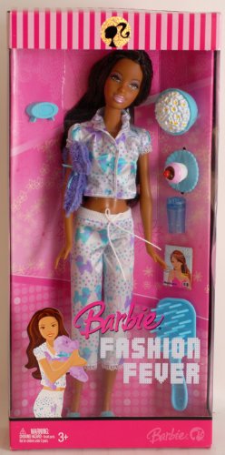 Childrens Toyshop  Toys : Barbie Fashion Fever Bedtime Nikki with Accessories