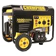 Champion Power Equipment 46539 4,000 Watt 196cc 4-Stroke Gas Powered Portable Generator With Wireless Remote Electric Start (CARB Compliant)