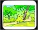 Decorated Mouse Pad with bottomlands, rural, scenic