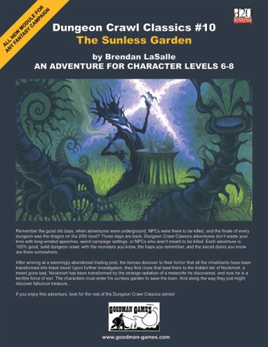 Cover image : The Sunless Garden (Dungeon Crawl Classics)
