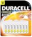 Duracell 1.4 Volt Zinc Air Hearing Aid Batteries Size 10 DA10B8 (8 Batteries)