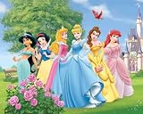 Empire 150790 Disney Prinzessinnen - Frühling, Mini-Poster ca. 50 x 40 cm