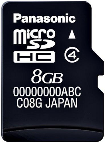Cover image : Panasonic microSDHCカード 8GB RP-SM08GBJ1K