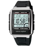 Casio Waveceptor Watch featuring Atomic Timekeeping plus Alarm, Light, World Time and More Functions (AZ5747)