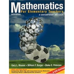 Mathematics for Elementary Teachers: A Contemporary Approach, Sixth Edition