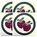 Ingleman Designs Apple Jack Gas Economy Burner Covers, Set of 4