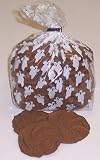 Scott's Cakes 1 lb. Chocoate Raspberry Shortbread Cookies in a Ghost Bag