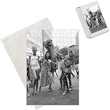 Photo Jigsaw Puzzle of Fashion - Jantzen Maroc 7 Collection - Miss Selfridges from PA Photos
