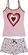 Peanuts - Snoopy/Woodstock Heart Camisole Sleep Short PJ Set for women