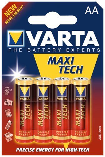 VARTA-Batterie MAX TECH Mignon (4-er Blister R6)