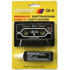 Kassettenrecorder  Reinigungsset - 2 in 1 -  UNOMAT CS-9