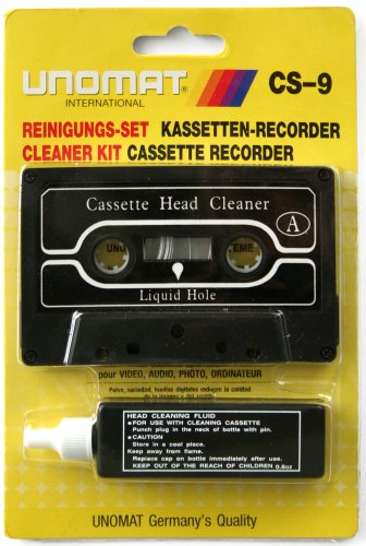 Produkt-Bild: Kassettenrecorder  Reinigungsset - 2 in 1 -  UNOMAT CS-9