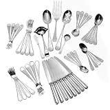 Wallace Italian Sterling Palatina 46-Piece Sterling Silver Flatware Set, Service for 8
