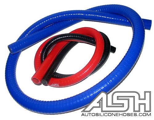 Red - Silicone Hose 1 Metre Length Wire Auto 
