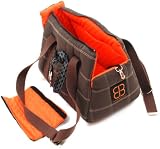 Petego-Bitty Bag Soft padded small pet shoulder carrier bag tote. (16L x 9.75W X 10.75H)