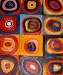 Squares with Circles oil reproduction